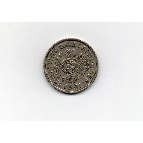 Angleterre 2 Shilling 1951