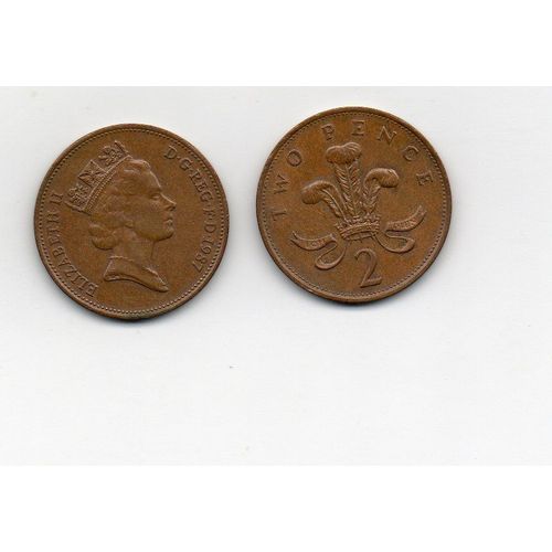 Angleterre 2 Pence 1987