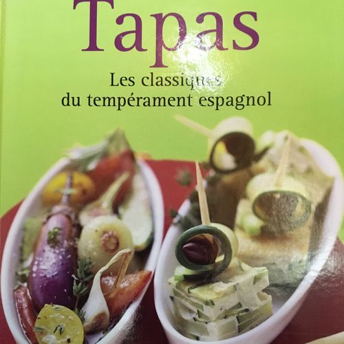Livre De Recettes "Tapas"
