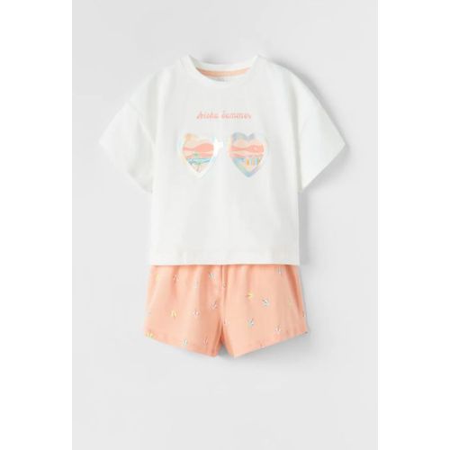 Pyjama À Lunettes De Soleil Foil Blanc (Zara)