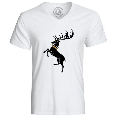 T-Shirt Game Of Thrones Bratheon Stag Gold Crown