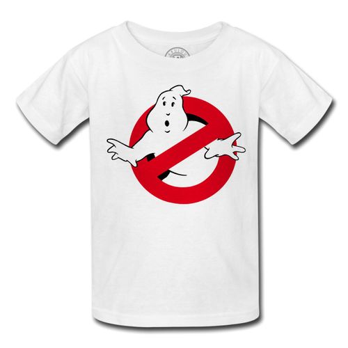 T-Shirt Enfant Ghostbusters Fantome Film Logo Peur Scary Fun
