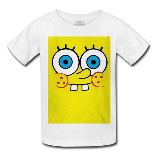 T-Shirt Enfant Bob L Eponge Spongebob Jaune