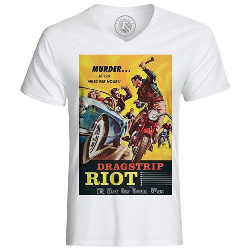 T-Shirt Dragstrop Riot Vintage Film Cinema Old