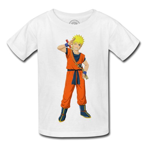 T-Shirt Enfant Uzumaki Naruto Costume Dragon Ball Cross Over