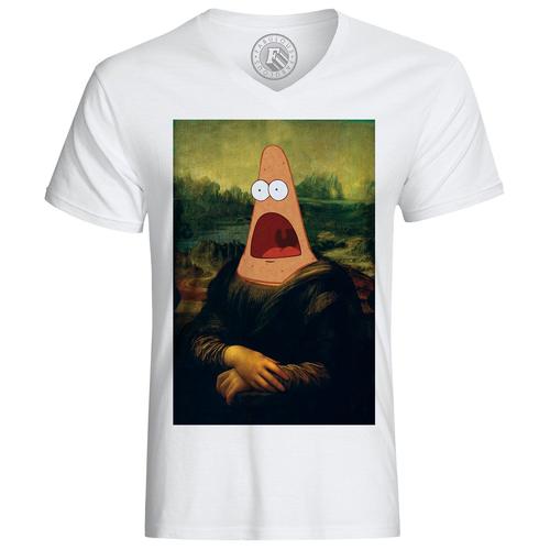 T-Shirt Patrick Mona Lisa Bob L Eponge Da Vinci