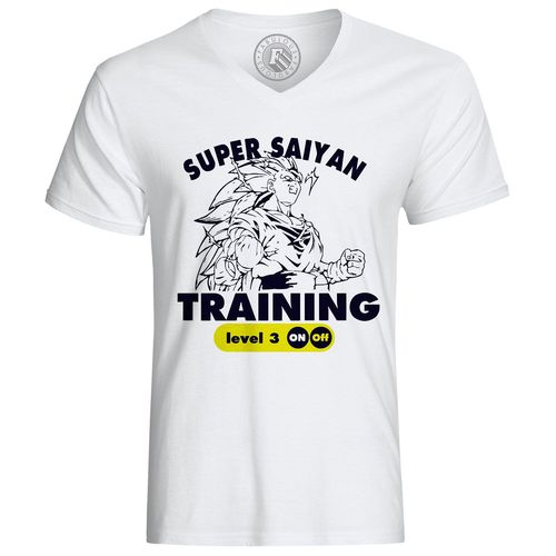 T-Shirt Training Super Sayan Level 3 Dragon Ball Z Dbz Manga Anime Goku