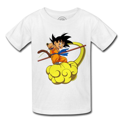 T-Shirt Enfant Dragon Ball Kinto Goku Nuage Magique Anime Manga