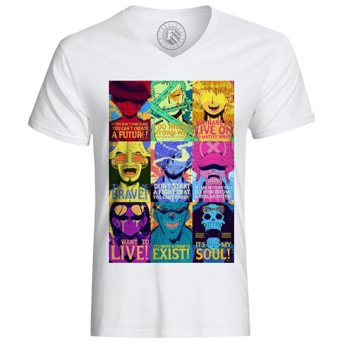 T-Shirt One Piece Portrais Pop Art Pirates