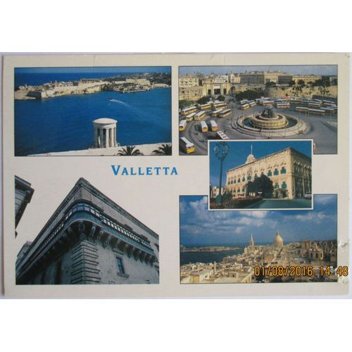 Carte Postale:Malte La Valette