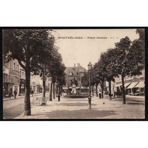 Carte Postale Ancienne, France, Doubs ( 25 ), Montbéliard, La Place Dorian