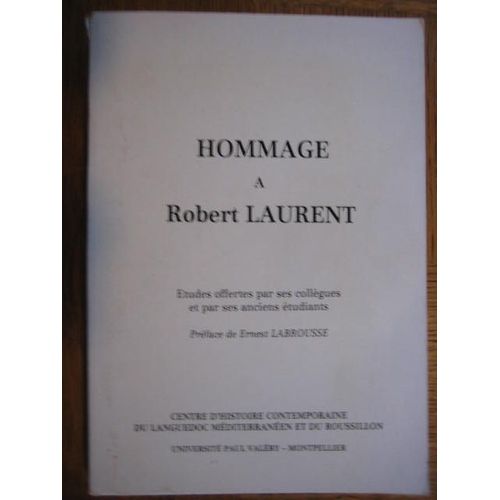 Hommage A Robert Laurent