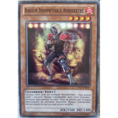 Carte Yu-Gi-Oh - Boxeur Indomptable Ambidextre - Ltgy-Fr019 Commune