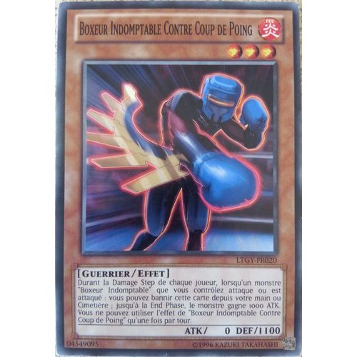Carte Yu-Gi-Oh - Boxeur Indomptable Contre Coup De Poing - Ltgy-Fr020 Commune