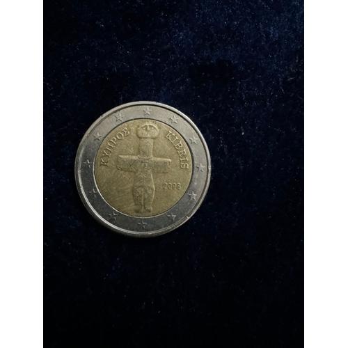 Pièce De 2€ Chypre Kibris Rare De 2008