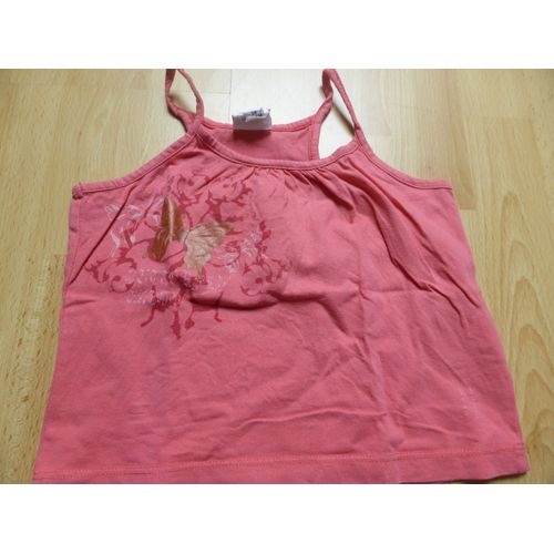 Débardeur O'kids Vertbaudet . Coton 3 Ans Orange Pastel
