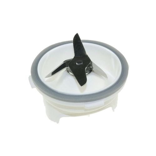 SUPPORT BLANC COUTEAU AVEC JOINT POUR PETIT ELECTROMENAGER MOULINEX - MS-0A11408
