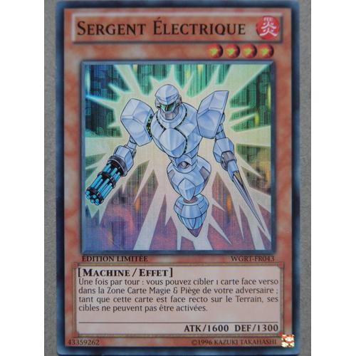 Yu-Gi-Oh - Sergent Electrique - Wgrt-Fr043 - Super Rare