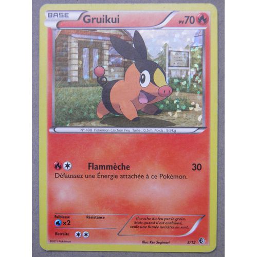 Pokemon - Gruikui - 3/12 - Promo Holographique
