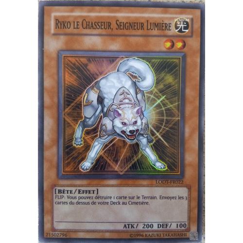 Carte Yu-Gi-Oh - Ryko Le Chasseur, Seigneur Lumière - Lodt-Fr022 Super Rare