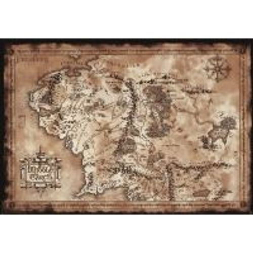 Seigneur Des Anneaux - Poster Grand Format Carte (224)