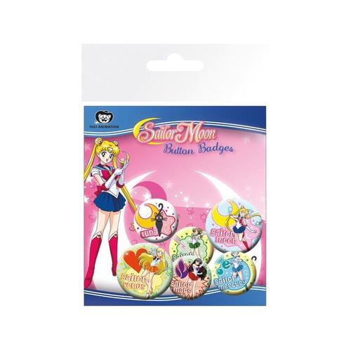 Sailor Moon Pack 6 Badges Mix