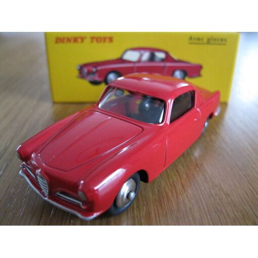 Miniature Alfa Romeo 1900 Super Sprint Coupé Dinky Toys Atlas 1/43 - Rouge, Référence 24J, Neuve