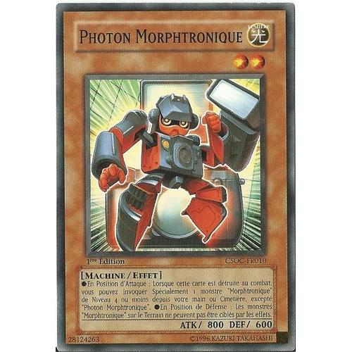 Carte Yu-Gi-Oh - Photon Morphtronique - Csoc-Fr010 Commune 1ère Edition