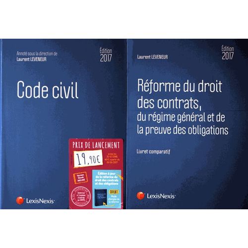 Code Civil - Avec L'ouvrage "Réforme Du Droit Des Contrats Et Des Obligations" Offert