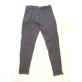 Pantalon H&m Noir, Style Cycliste Car Renforcé, Élastique, T. 40 Ou Grand 38