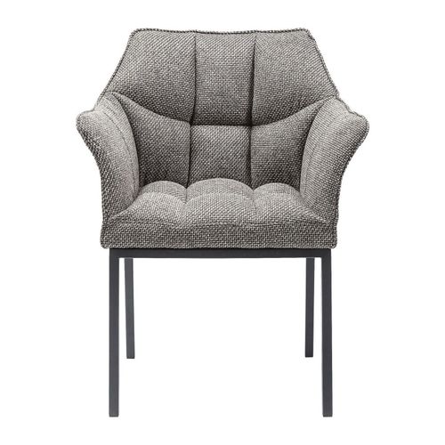 Chaise Avec Accoudoirs Thinktank Grise Kare Design