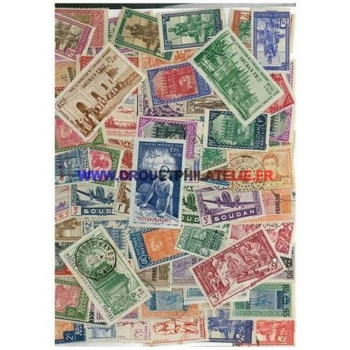 Soudan Francais - Lot De 25 Timbres Differents