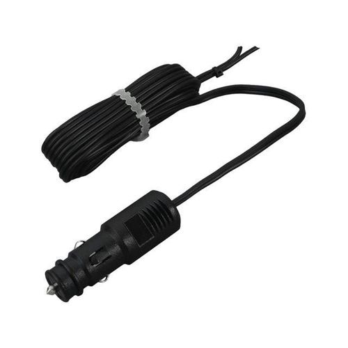 Rallonge Allume-Cigare - 20a - Noir - 1.2m - Fils Nus