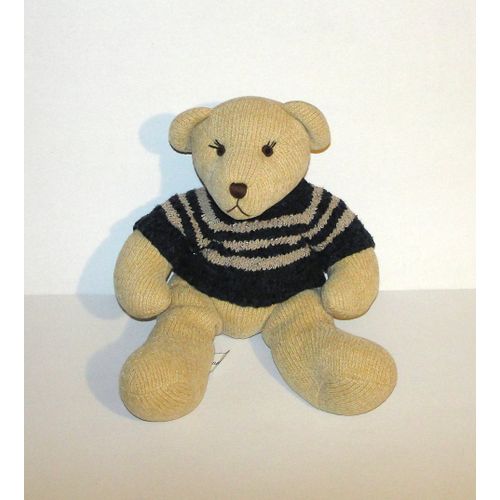 Ours Dimpel 37 Cm Peluche Doudou Ours En Laine Teddy Diman