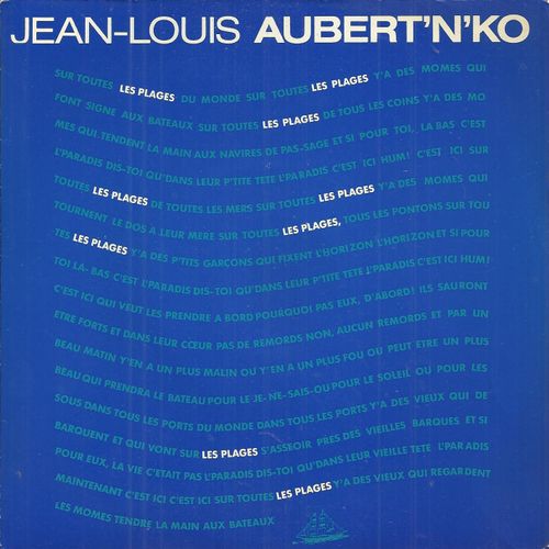 Les Plages (Jean-Louis Aubert) 4'14 / Compromis (Jean-Louis Aubert) 4'06 (Pochette Petites Lettres) 
