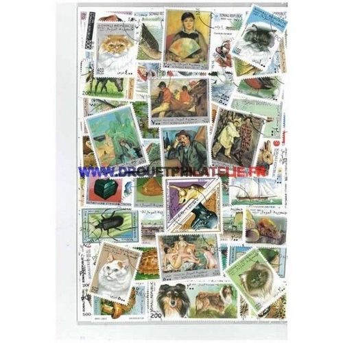 Somalie 50 Timbres Differents Obliteres