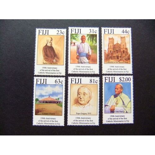 Fidji Fiji 1994 Missionnaires Catholiques Aux Fidji Yvert 737 / 742 ** Mnh