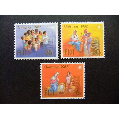 Fidji Fiji 1982 Nöel Yvert 471 / 473 ** Mnh