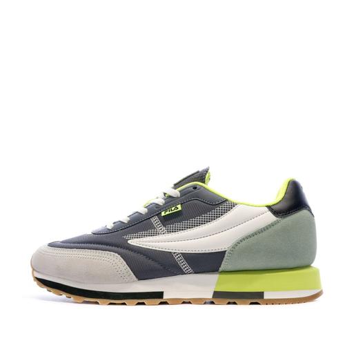 Baskets Gris/jaune Fluo Fila Retronique 22