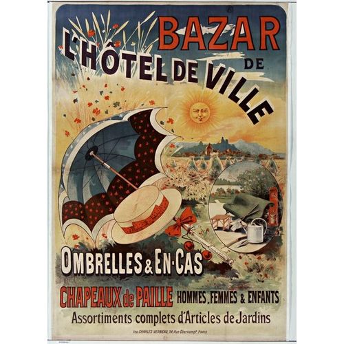 Affiche Bazar Hotel De Ville