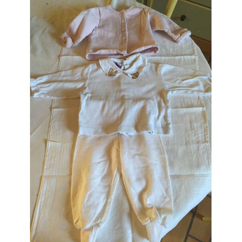 Ensemble Vêtement Sergent Major Ensemble Vêtements 12 Mois Coton 12 Mois Blanc