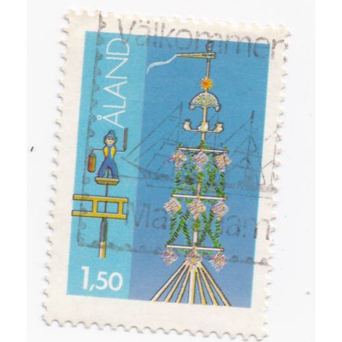 Timbre Åland (Région Autonome De Finlande) : Grand Pavois, 1,50