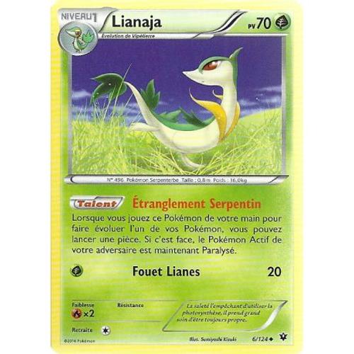 Carte Pokemon Xy10 - Impact Des Destins - Lianaja - Pv 70 - 6/124 - Peu Commune - Vf