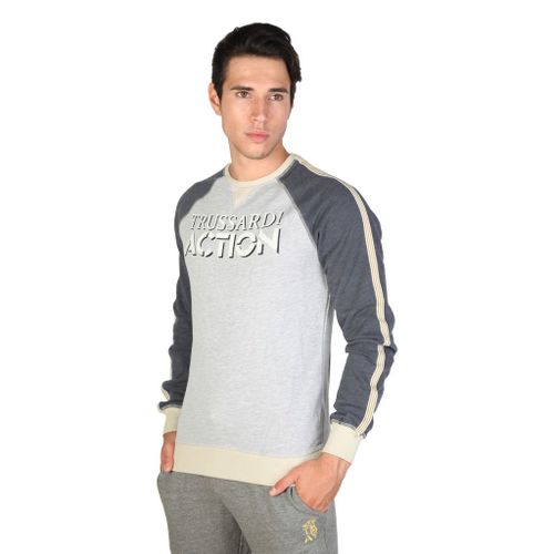 Trussardi - Sweatshirt Pour Homme (2at27a-113grigio-Blu) - Gris