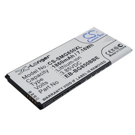 Batterie Pour  Galaxy Alpha, Sm-G850, Sm-G850f, Sm-G850t, Sm-S801, Sm-G8508,  Sm-G8508s, Sm-G8509v