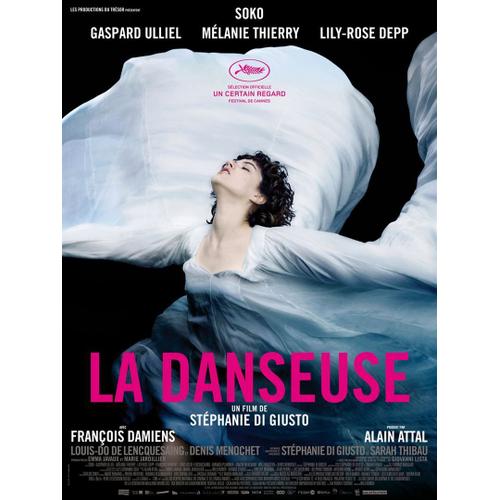 La Danseuse - Affiche Originale De Cinéma - Format 40x60 Cm - Un Film De Stéphanie Di Giusto Avec Soko, Gaspard Ulliel, Mélanie Thierry, Lily-Rose Depp, François Damiens - Année 2016