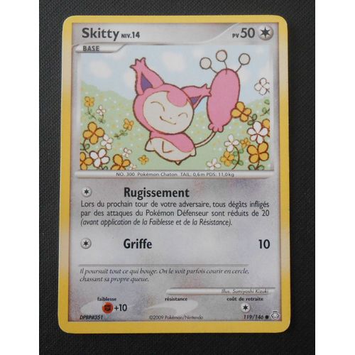 Pokémon - 119/146 - Diamant Et Perle : Eveil Des Légendes - Skitty Niv.14 - Commune