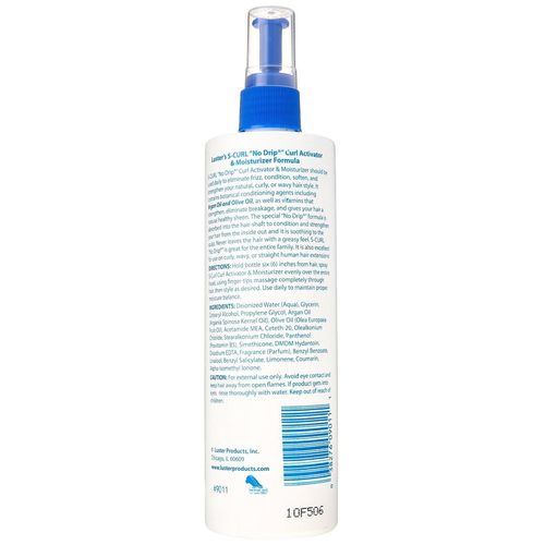 Luster's Brillantine S-Curl No Drip Activateur Hydratant Pour Cheveux Bouclés Ondulés Et Naturels À La Vitamine B5 355ml 