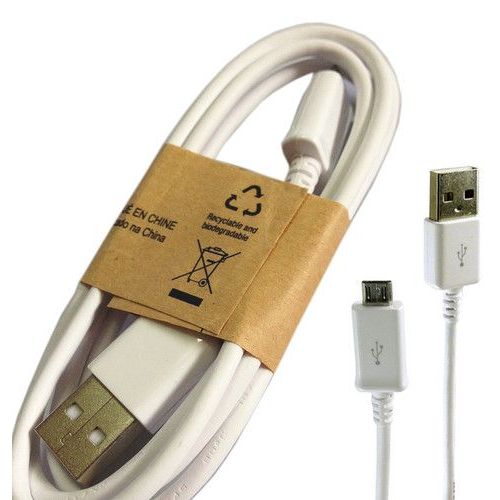 Cordon D'alimentation 1m Câble De Rechargement Chargeur Micro Usb Samsung