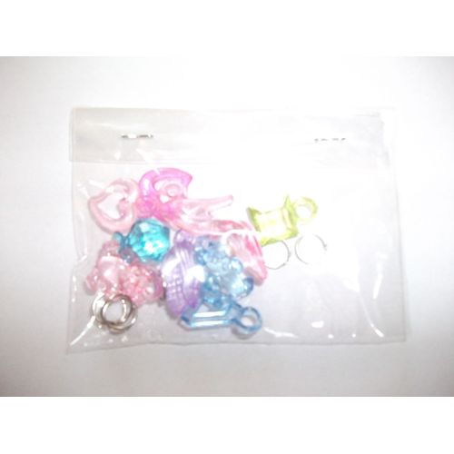 Lot De 9 Breloques Pour Bracelet Loom Bands
